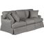 Horizon Slipcover For T-Cushion Sofa In Gray