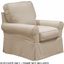 Horizon Linen Slipcover Box Cushion Chair