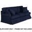 Horizon Slipcover For T-Cushion Sofa In Navy Blue