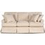 Horizon Tan T-Cushion Slipcovered Sofa