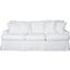 Horizon Warm White T-Cushion Slipcovered Sofa