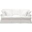 Horizon White T-Cushion Slipcovered Sofa