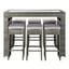 Horus Dining Set in Grey and Grey