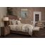 Hudson Ferry Driftwood Diamond Quilted Brown Upholstered Panel Bedroom Set