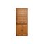 Huntington Oxford Wood Bookcase with Doors In Wheat