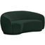 Hyde Boucle Fabric Loveseat In Green