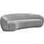 Hyde Boucle Fabric Sofa In Grey