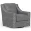 Hyde Park Swivel Chair In Pewter