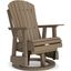 Hyland wave Outdoor Swivel Glider Chair In Driftwood
