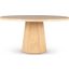 Ie Series Kaia Round Dining Table In White Oak Frame