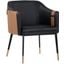 Ikon Napa Cognac Leather Carter Arm Chair