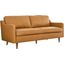 Impart Genuine Leather Sofa In Tan