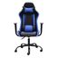 Infinity Fisher Faux Leather Massage Height Adjustable Office Gaming Chair In Black and Blue