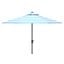 Iris Fashion Line 9Ft Umbrella in Blue and White