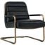 Irongate Lincoln Vintage Black Lounge Chair