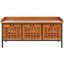 Isaac Filbert Brown 3-Drawer Wooden Storage Bench