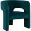 Isidore Lounge Chair In Meg Teal