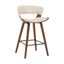 Jagger Modern 26 Inch Wood and Faux Leather Counter Height Barstool