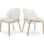 Jagger White Faux Leather Dining Chair Set of 2
