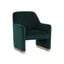 Jaime Lounge Chair In Meg Dark Emerald