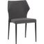 James Stackable Dining Chair Set Of 2 In City Grey