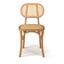 Janet Solid Wood with Natural Cane Side Chairs Set of 2 In Natural