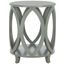 Janika French Grey Round Accent Table