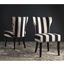 Jappic Black, White and Espresso 22 Inch Side Chair