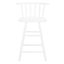 Jay Wood Counter Stool in White