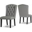 Jeanette Gray Dining Upholstered Side Chair Set of 2