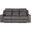 Jesolo Reclining Sofa In Dark Gray