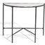 Jessa Forged Metal Console Table In Black And White