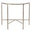 Jessa Forged Metal Console Table In Brass