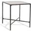 Jessa Metal Square End Table In Black And White