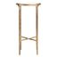 Jessa Metal Tall Round End Table In Brass