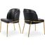 Jillians Way Black Faux Leather Dining Chair Set of 2 0qb24544226