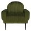 Josh Channel Tufted Chair In Forest Green And Black