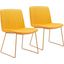 Joy Dining Chair Set Of 2 In Yellow