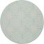 Jubilant Ivory And Green 5 Round Area Rug