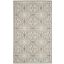 Jubilant Ivory And Grey 3 X 5 Area Rug