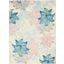 Jubilant Ivory And Multicolor 5 X 7 Area Rug