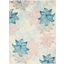 Jubilant Ivory And Multicolor 6 X 9 Area Rug