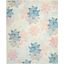 Jubilant Ivory And Multicolor 8 X 10 Area Rug