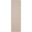 Jubilant Ivory And Pink 7 Runner Area Rug