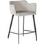 Junction Griffin November Grey And Bravo Cognac Counter Stool