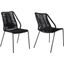 Juste-du-Lac Black Dining Chair Set of 2