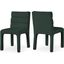 Kai Green Boucle Fabric Dining Chair Set of 2