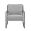 Kai Upholstered Accent Chair In Gray
