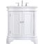 Kameron 30 Inch Single Bathroom Vanity Set In White