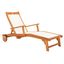 Kamson Sunlounger in Natural and Beige